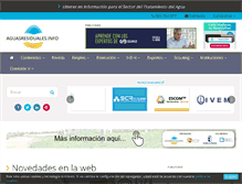 Tablet Screenshot of aguasresiduales.info